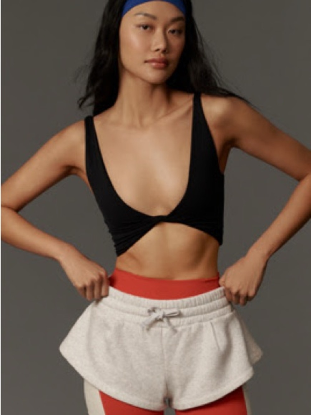 Anthropologie Renna Seamless Twist Tank Top